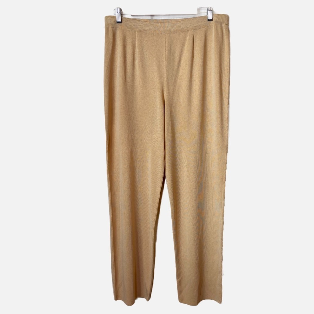 Misook Knit Flowy Straight Leg Pull-On Pants Women’s Large